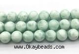 CAS307 15.5 inches 18mm round snowflake angelite gemstone beads