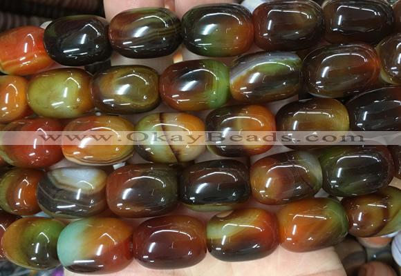 AGBS105 15 inches 13*18mm drum agate gemstone beads wholesale