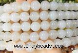 AGBS115 15 inches 14mm round agate gemstone beads wholesale