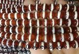 AGBS188 15 inches 8mm round tibetan dzi agate beads wholesale