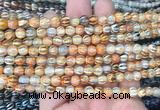 AGBS201 15 inches 6mm round tibetan dzi agate gemstone beads