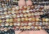 AGBS212 15 inches 8mm round tibetan dzi agate gemstone beads