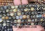 AGBS213 15 inches 8mm round tibetan dzi agate gemstone beads