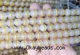 AGBS222 15 inches 10mm round tibetan dzi agate gemstone beads