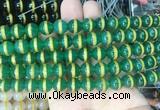 AGBS224 15 inches 10mm round tibetan dzi agate gemstone beads