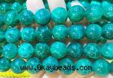 AGBS383 15 inches 14mm round green dragon veins agate beads wholesale  AGBS383 15 inches 14mm round green dragon veins agate beads wholesale