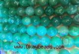 AGBS388 15 inches 12mm round green dragon veins agate beads wholesale  AGBS388 15 inches 12mm round green dragon veins agate beads wholesale