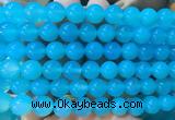 AGBS392 15 inches 10mm round blue agate beads wholesale  AGBS392 15 inches 10mm round blue agate beads wholesale