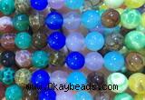 AGBS407 15 inches 12mm round colorful agate beads wholesale AGBS407 15 inches 12mm round colorful agate beads wholesale