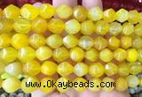 AGBS411 15 inches 10mm faceted nuggets agate gemstone beads wholesale AGBS411 15 inches 10mm faceted nuggets agate gemstone beads wholesale