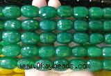 AGBS433 15 inches 13*18mm faceted drum agate beads wholesale AGBS433 15 inches 13*18mm faceted drum agate beads wholesale