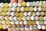 AGBS438 15 inches 10mm round Matte agate beads wholesale AGBS438 15 inches 10mm round Matte agate beads wholesale