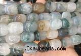 AGBS457 15 inches 13*15mm drum agate gemstone beads wholesale AGBS457 15 inches 13*15mm drum agate gemstone beads wholesale
