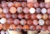 AGBS70 15 inches 10mm round south red agate beads wholesale