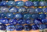 AGBS91 15 inches 13*18mm drum agate gemstone beads wholesale