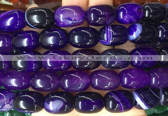 AGBS98 15 inches 13*18mm drum agate gemstone beads wholesale