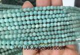 AMBS01 15 inches 4mm round amazonite beads wholesale