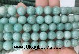 AMBS04 15 inches 10mm round amazonite beads wholesale