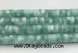 ASBS07 15 inches 3*8mm heishi peacock angelite gemstone beads