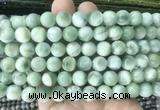 ASBS11 15 inches 10mm round green angelite gemstone beads wholesale  ASBS11 15 inches 10mm round green angelite gemstone beads wholesale