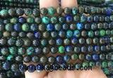 AZBS06 15 inches 6mm round azurite gemstone beads wholesale