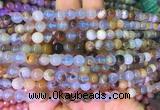 BCBS01 15 inches 6mm round blue chalcedony beads wholesale