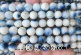 BIBS10 15 inches 10mm round blue ice glacierite stone beads wholesale