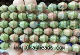 BLBS12 15 inches 10*11mm bell unakite beads wholesale