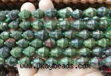 BLBS24 15 inches 10*11mm bell dragon blood jasper beads wholesale