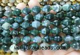 BLBS26 15 inches 10*11mm bell moss agate beads wholesale