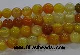 CAA1040 15.5 inches 4mm round dragon veins agate beads wholesale