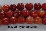 CAA1046 15.5 inches 6mm round dragon veins agate beads wholesale