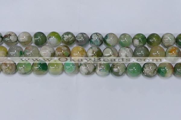 CAA1095 15.5 inches 14mm round sakura agate gemstone beads