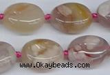 CAA1120 15.5 inches 15*20mm nuggets sakura agate gemstone beads