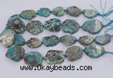 CAA1160 15.5 inches 20*25mm - 35*45mm freeform ocean agate beads