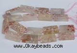 CAA1167 15.5 inches 22*40mm rectangle sakura agate gemstone beads