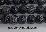 CAA1210 15.5 inches 6mm round frosted agate beads wholesale