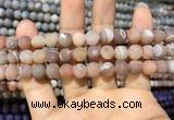 CAA1403 15.5 inches 8mm round matte druzy agate beads