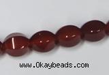 CAA147 15.5 inches 10*12mm star fruit shape red agate gemstone beads