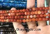 CAA1567 15.5 inches 6mm round banded agate beads wholesale