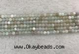 CAA1840 15.5 inches 4mm round banded agate gemstone beads