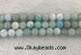 CAA1846 15.5 inches 16mm round banded agate gemstone beads