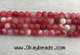 CAA1893 15.5 inches 10mm round banded agate gemstone beads