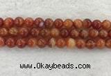 CAA1905 15.5 inches 14mm round banded agate gemstone beads