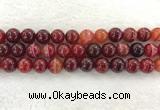 CAA1925 15.5 inches 14mm round banded agate gemstone beads