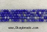 CAA1941 15.5 inches 6mm round banded agate gemstone beads