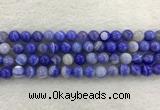 CAA1943 15.5 inches 10mm round banded agate gemstone beads