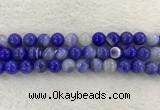 CAA1945 15.5 inches 14mm round banded agate gemstone beads