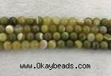 CAA1953 15.5 inches 10mm round banded agate gemstone beads