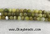 CAA1954 15.5 inches 12mm round banded agate gemstone beads